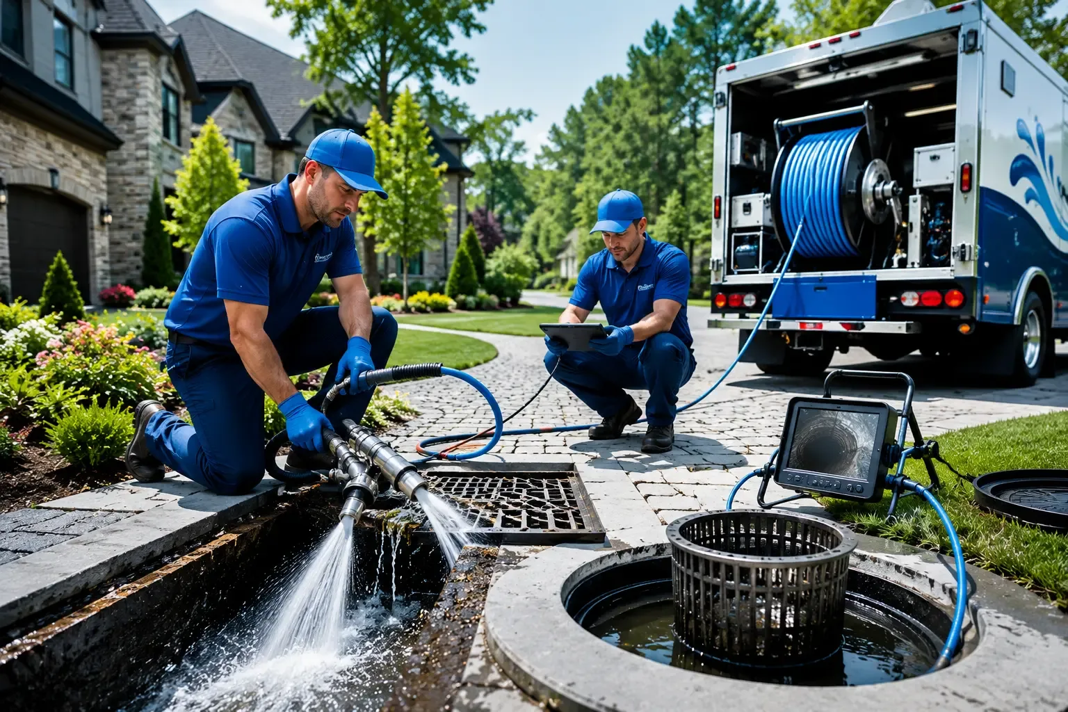 Local outdoor drain cleaning professionals in Canton, MA